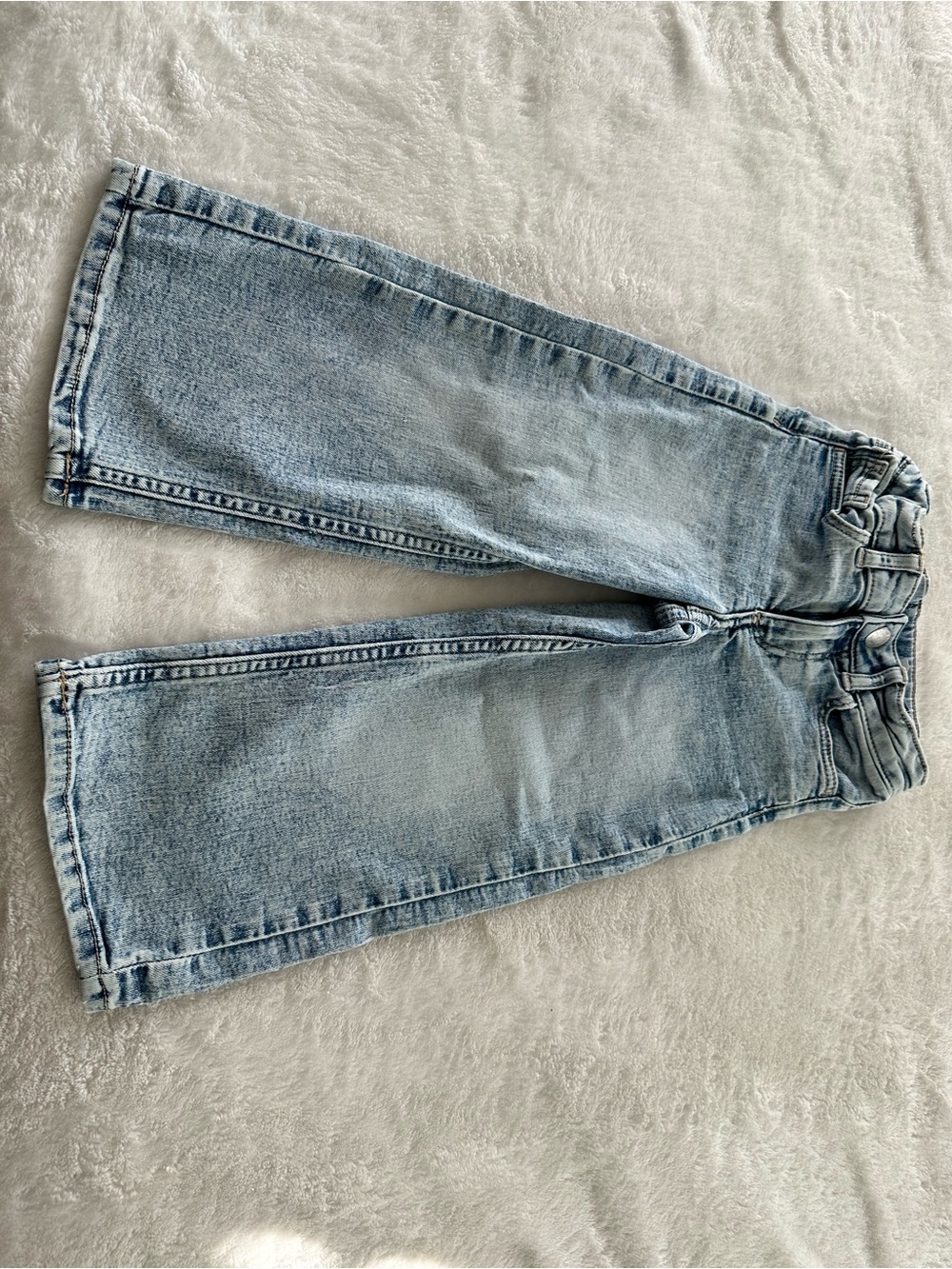 H&M Light Wash Kids Wide-Leg Jeans